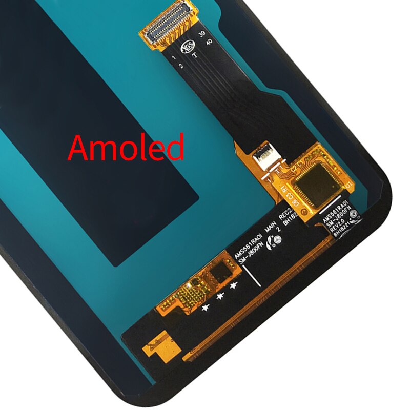 Amoled Voor Samsung Galaxy J8 J800 J800F J810 J810F J810Y J810FN SM-J810F Lcd Touch Screen Digitizer Vergadering