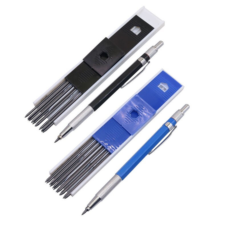 12 Pcs Pencil lead+1 Pcs mechanical pencil 2B Pencil Drawing Sketch Pen Student Pencil student school writing pencil