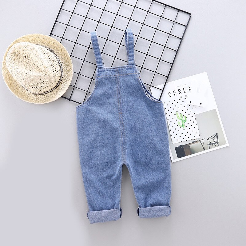 Melario niños monos de verano niños niñas overoles de mezclilla Jeans Denim para niño bebé niña mono suelto Casual mono