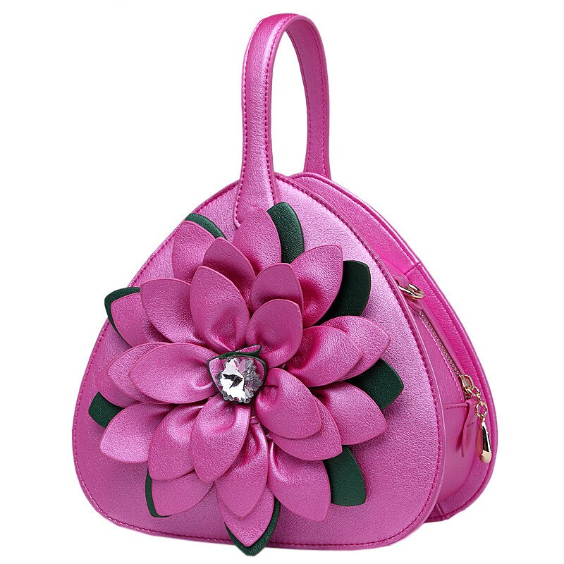 Vrouwen Mode Etnische Stijl Hartvorm Applique Grote Capaciteit Schoudertas Crossbody Tas Kantoor Dagelijks: Hot Pink