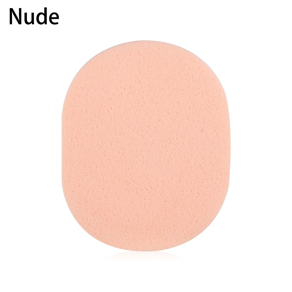 4 colores Natural Konjac Konnyaku cosmético puff facial cara de esponja limpieza profunda cuidado Facial maquillaje facial en polvo Herramientas de limpieza: nude