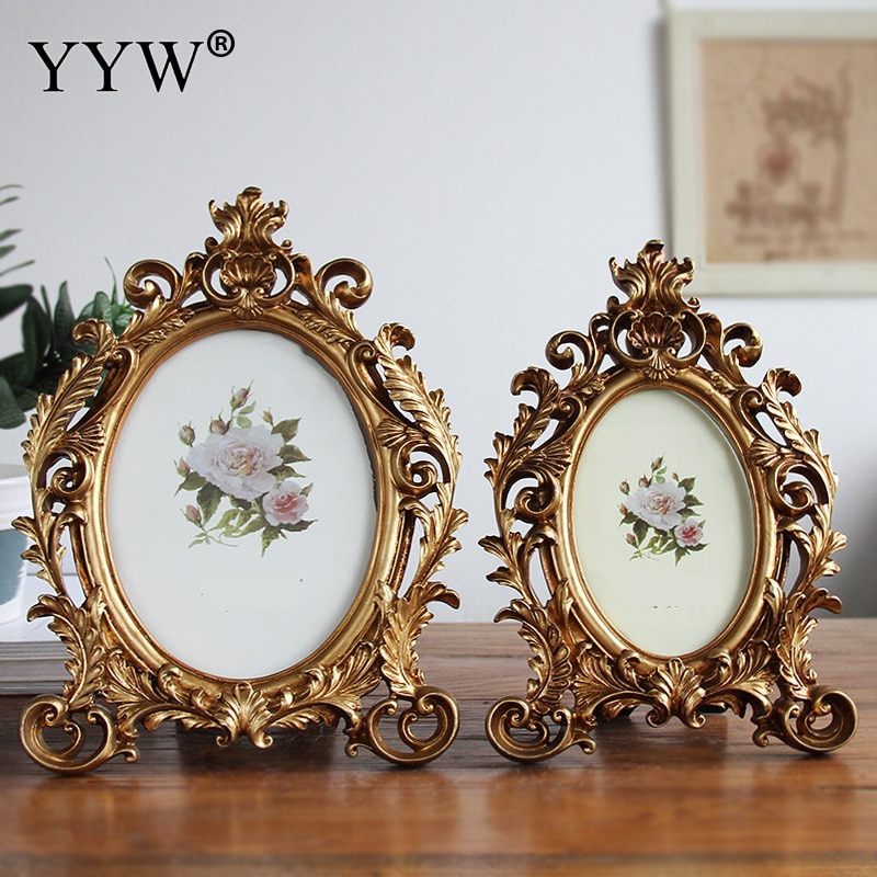 Gold Photo Frame Retro Nordic Picture Frame Cadre ... – Vicedeal