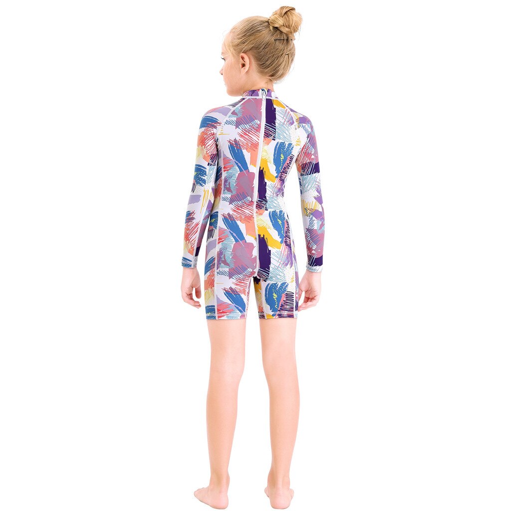 Zomer Kids Baby Meisjes Jongen Bescherming Een Stuk Zon Rash Guard Upf 50 + Badpak Wetsuit Beachwear Biquini Badpak