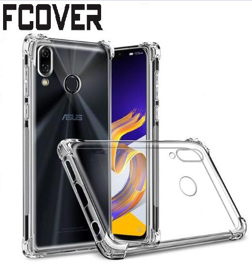 Voor Asus Zenfone Max M1 ZB555KL Case + Gehard Glas Transparant Soft Clear TPU Gel Skin ZB556KL Silicon Telefoon Cover