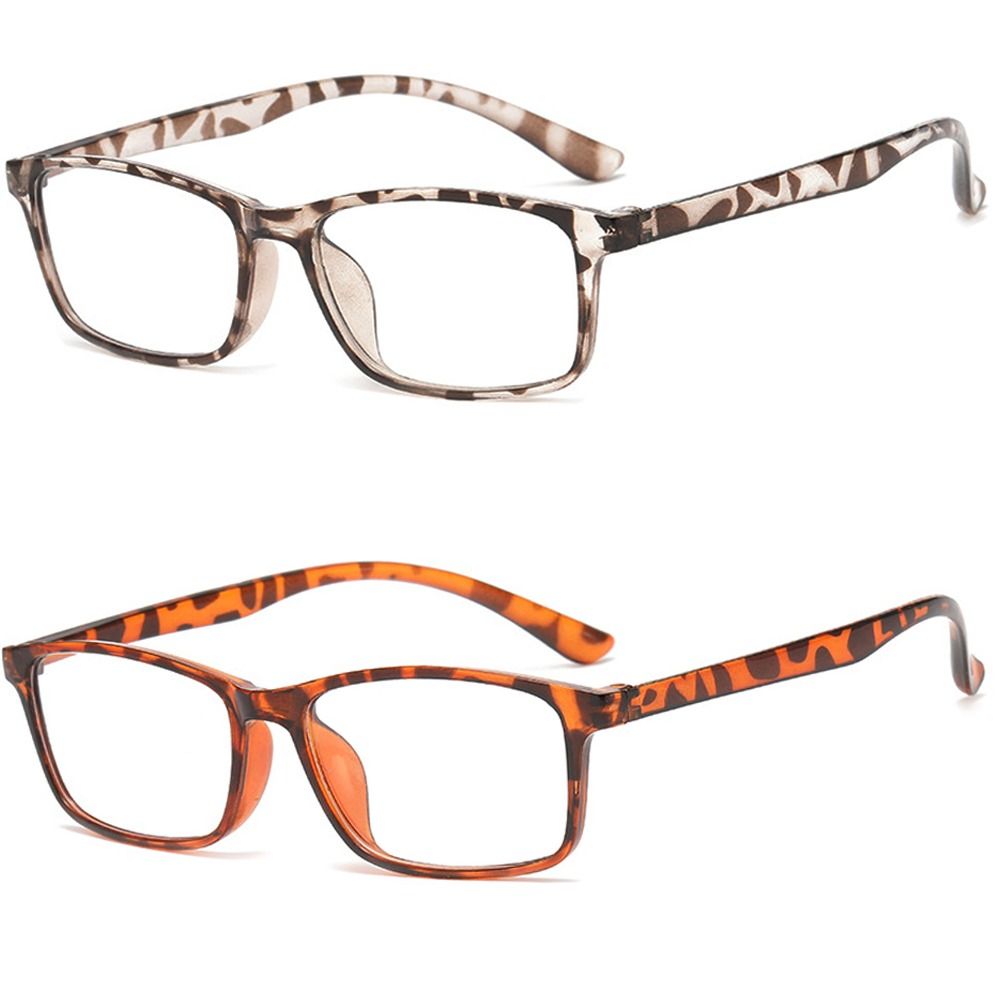 Leopard Print Reading Glasses Anti-Blue Light Reading Glasses Urltra-Light Eye Protection Men Women Eyeglasses +100 +400