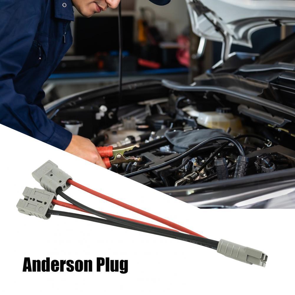 Unique Single to Dual 50 Amp Anderson Plugs Wear-resistant High Temperature Resistant Anderson Plug Adapter