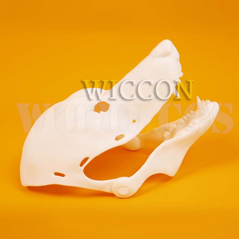 Kigurumi base besta crânio máscara cosplay fursuit animal cabeça de lobo crânio prosboscis impressão 3d máscaras festa de halloween dentes caninos