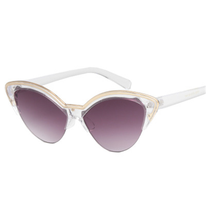 Gafas de sol con de mariposa y ojo de gato para mujer, de , lentes de sol a la azules para dama, sombra de Color teñida a la UV400