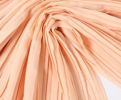 2 Meter 150 cm 59 "breite grau plissee Chiffon stoff perle garn stoff MM96: 7 blass Gelb