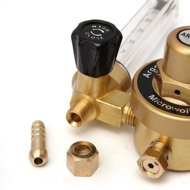 Argon Regulator 0-25 Mpa Argon CO2 Helium Nitrogen G5/8 Inlet MIG/ TIG Welding Gas Flowmeter Pressure Flow Regulator