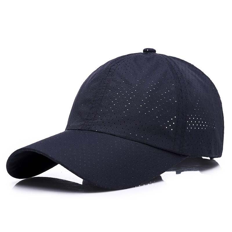 [northwood] kiinteä kesälakki snapback baseball-lippis miesten hengittävä verkkohattu gorras para hombre luu casquette lippalakit: Laivastonsininen