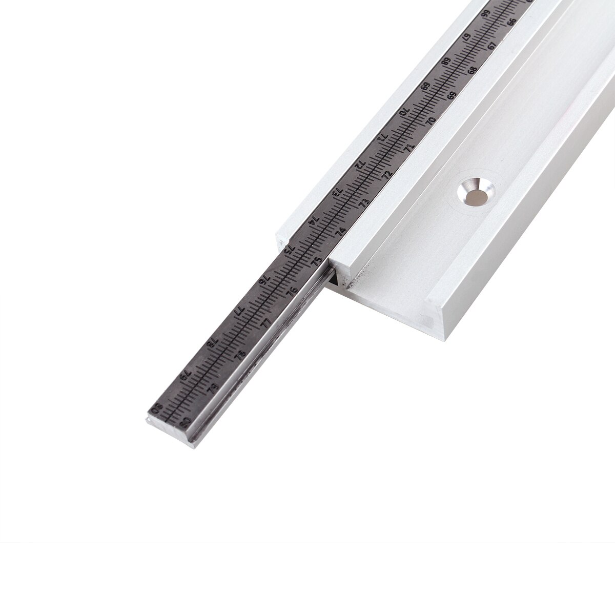45 Type T Track Met Schaal 300 600 1220Mm Aluminium T-Tracks Slot Mijter Spoor Diy Tafel saw Werkbank Houtbewerking Gereedschap: 1000mm / Movable Scale