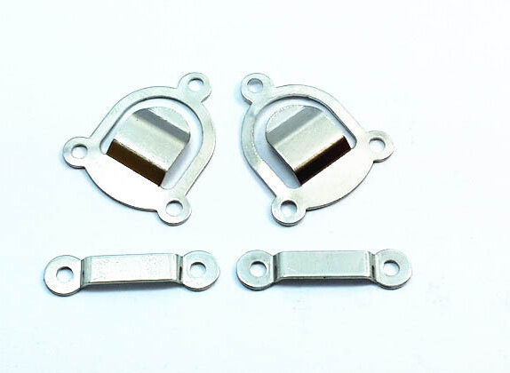 Kapstokken för rokken kjolkrokar ! 21mm mässing krokbyxor sy-på byxor och ögon silver planteringsfärg 50 set