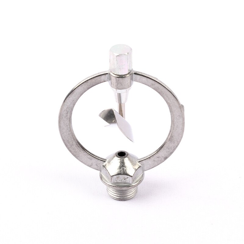 5pcs 1/2'' Male Thread Aluminium Alloy Rotating Sprinklers 360 Degree Rotate Water Drops Shape Garden Irrigation Spray Nozzles
