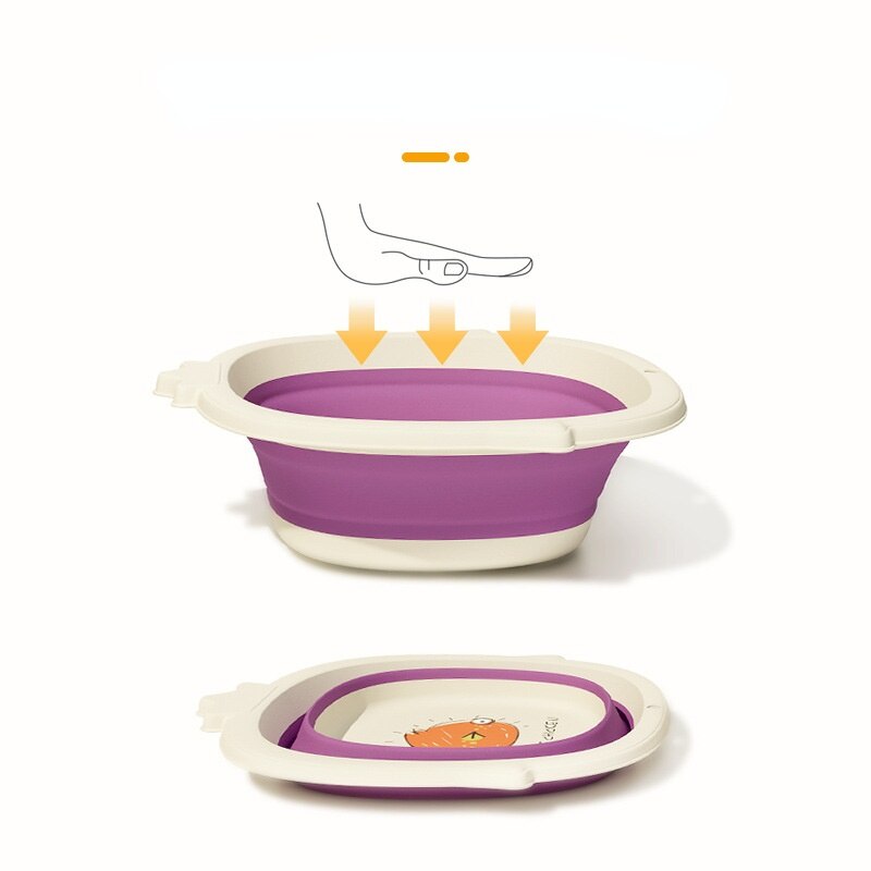 Platz freundlicher Waschbecken Klapp Baby Waschbecken Tragbare freundlicher Waschbecken Klapp Becken Kleinkind