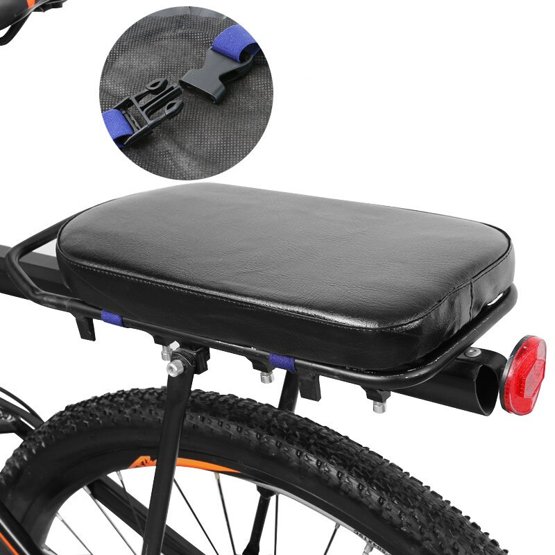 Cykel bagsædepude kan bemandes elektrisk bil batteri bil bagsædepude mountainbike sæde fortykket blødt sæde