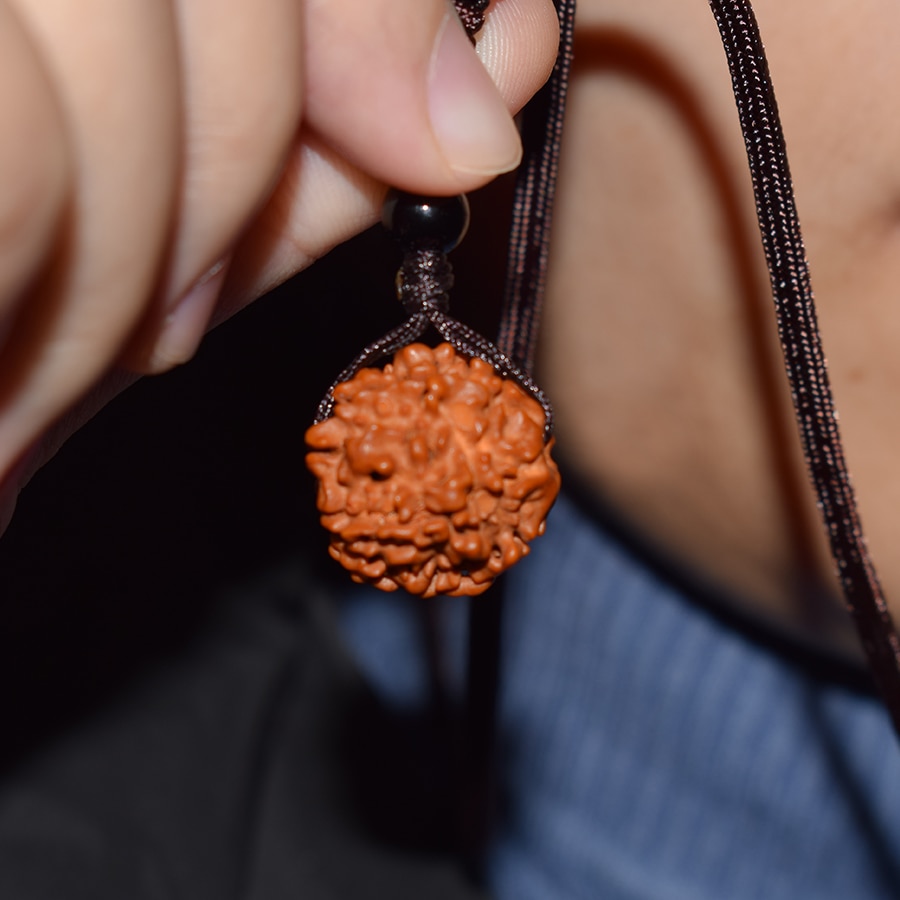 Colar e pingente, colar clássico hobborn rudraksha, colar feminino natural frisado, artesanal, de buda, meditação, joias