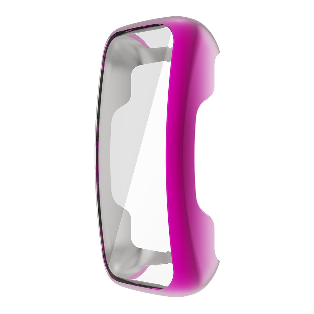Screen Protector Cover for Fitbit Inspire 2 Watch Case Inspire2 Flexible TPU Bumper Scratch-resistant Soft Shell: Purple