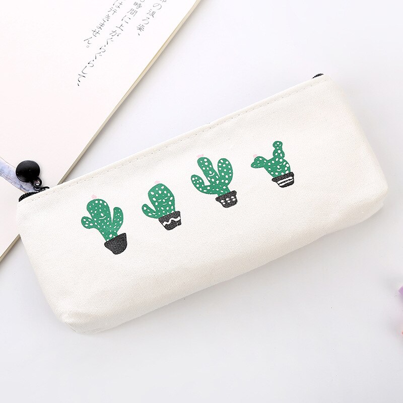 Leuke Kawaii Canvas Etui Hoge Capaciteit Pen Zakken Leuke Brief Potlood Zakken Voor Meisjes Schoolbenodigdheden Koreaanse Briefpapier: 14