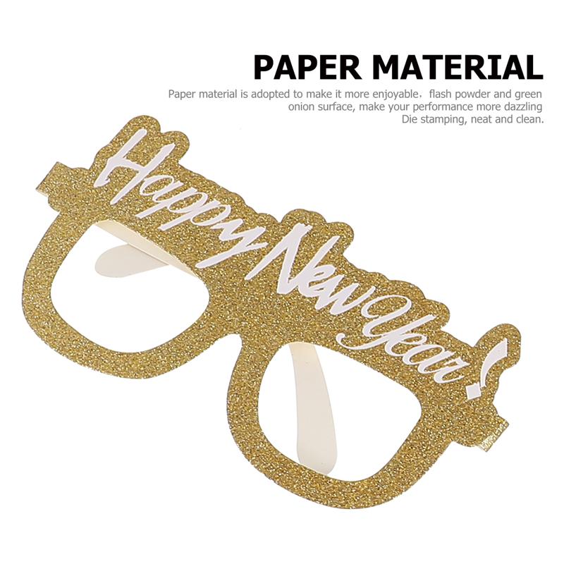 12pcs Photo Props Eye-catching Paper Picture Shooting Props Selfie Props Photo Props for Home Happy Year Party Indoor