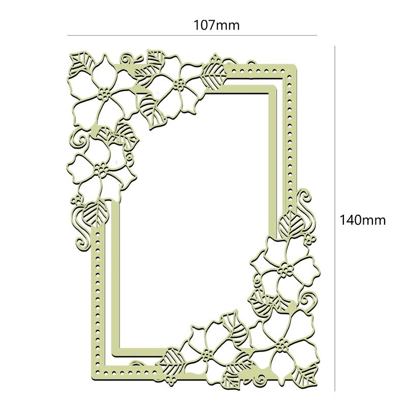 Kokorosa Steel Branches Leaf Metal Cutting Dies Craft Dies Scrapbooking Stencil Paper Card Decorative Craft Diecuts: 02