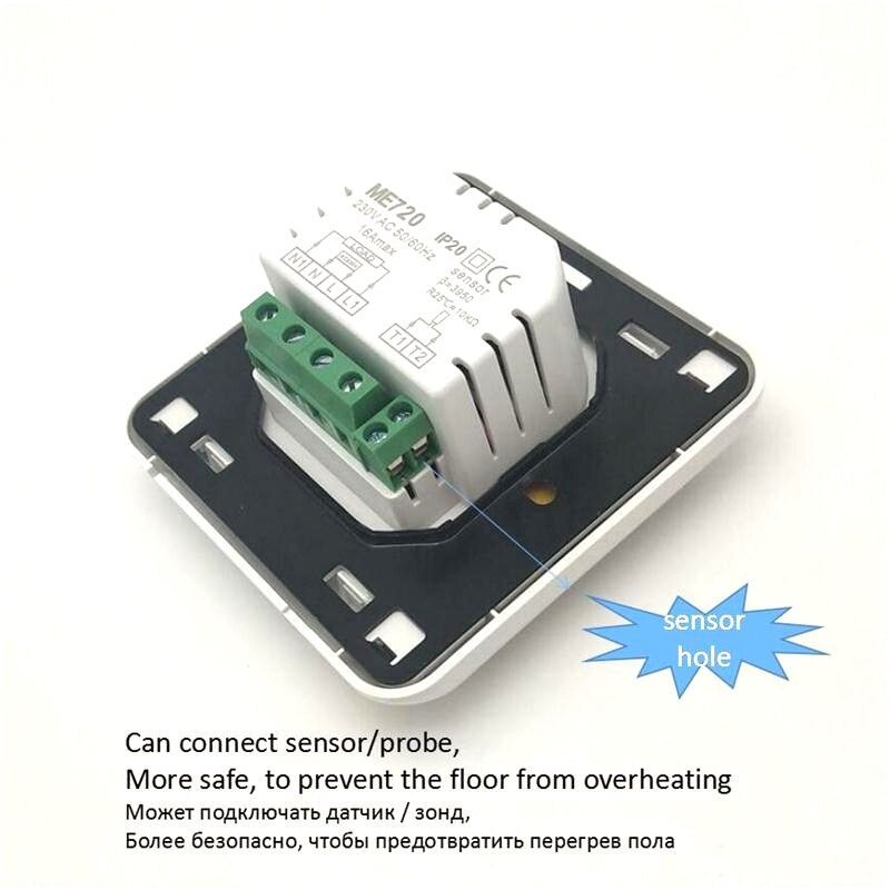 Temperature Controller Smart Thermostat AC200~240V Electric Water/Gas Boiler Heating Temperature Regulator Knob Thermoregulator: ME720D