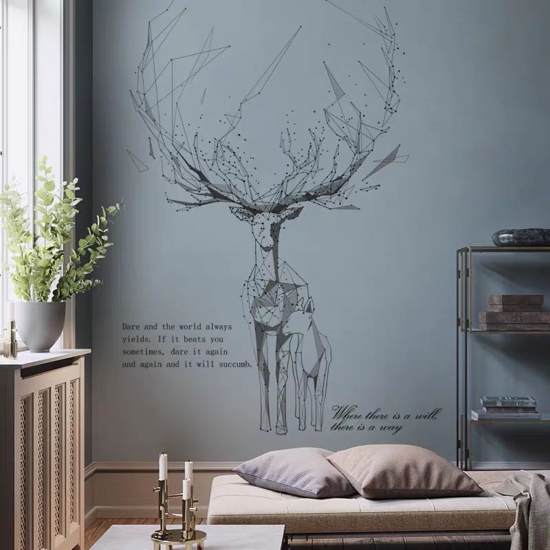 Posters wall mural stickers Phoenix home decor poster wallpaper for walls rolls Tianma room decor bedroom: Sika deer