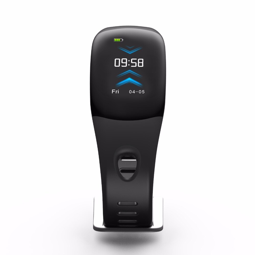 Tezer  dm11 smarta armband  ip68 vattentäta armband pulsmätare stegräknare bild skärm färg lcd-skärm för ios android