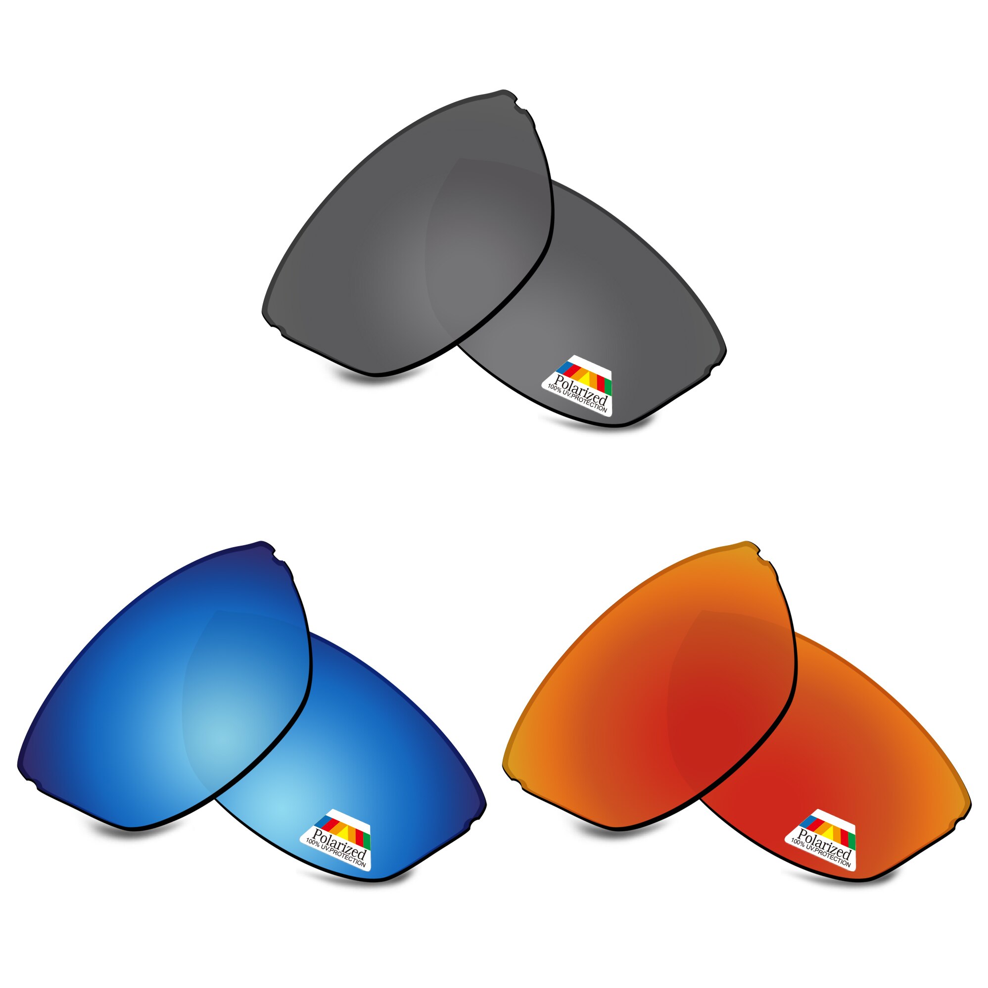 Bwake Polarisierte Ersatz Linsen für-Maui Jim Banyans MJ412 Sonnenbrille Rahmen-Mehrere Optionen
