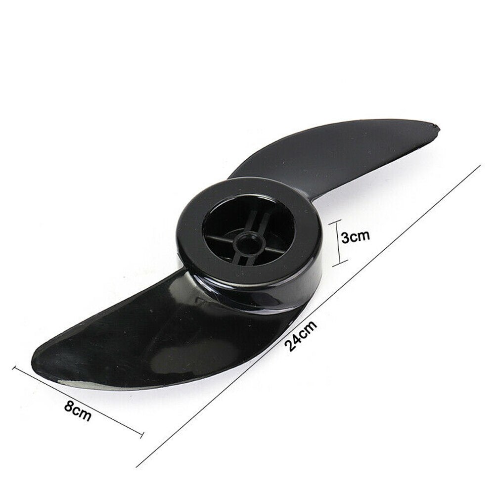2 Blades Practical Marine Outdoor Boat Propeller Fishing Easy Install Durable Outboard Motor Electric Engine For Haibo ET34L