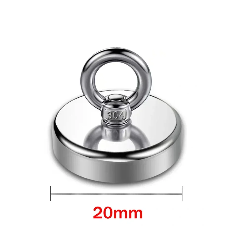 Super Magnet Strong Super Powerful Neodymium Magnets N52 Iman Ima Magnetic Fishing Magnet Neomidium magneti Imans Search Hook: 1m / Brown