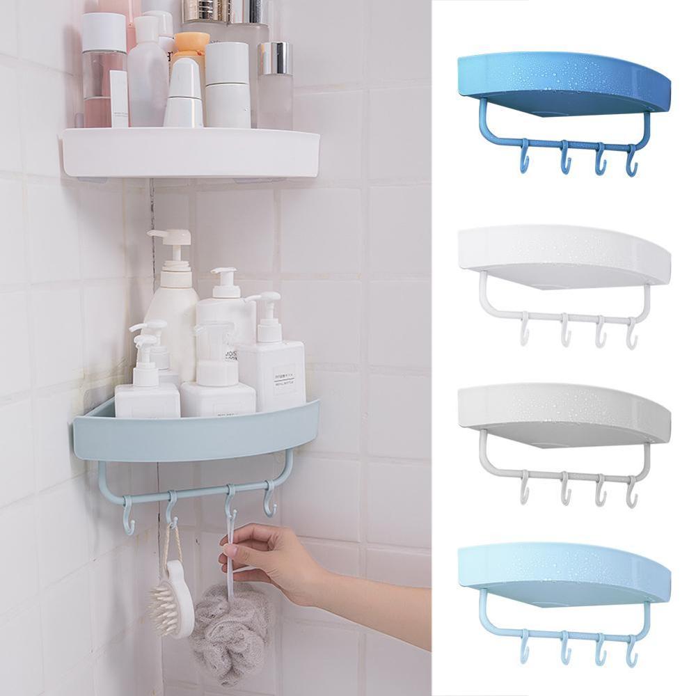 Portable Bathroom Storage Rack Draining Space Storage Storage Saving For Home Plastic Separable Rack Box U9K7