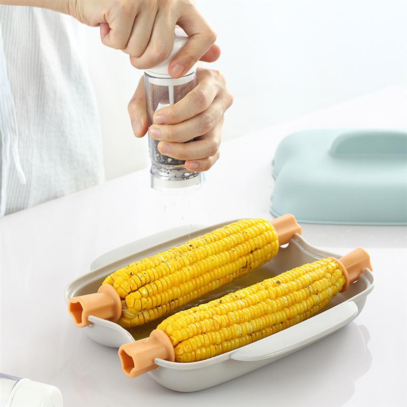 Kitchen Cookware Storage Box Corn Box Microwave Steamed Corn Box Steamed Egg Steamer Simple To Operate Kitchen Tools