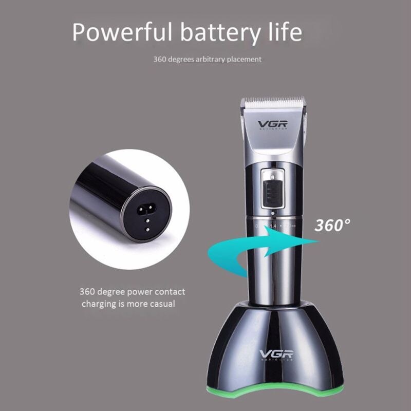 Professionele Elektrische Tondeuse Baard Trimmer Kapper Grooming Kit Oplaadbare Cordless Kapsel Machine