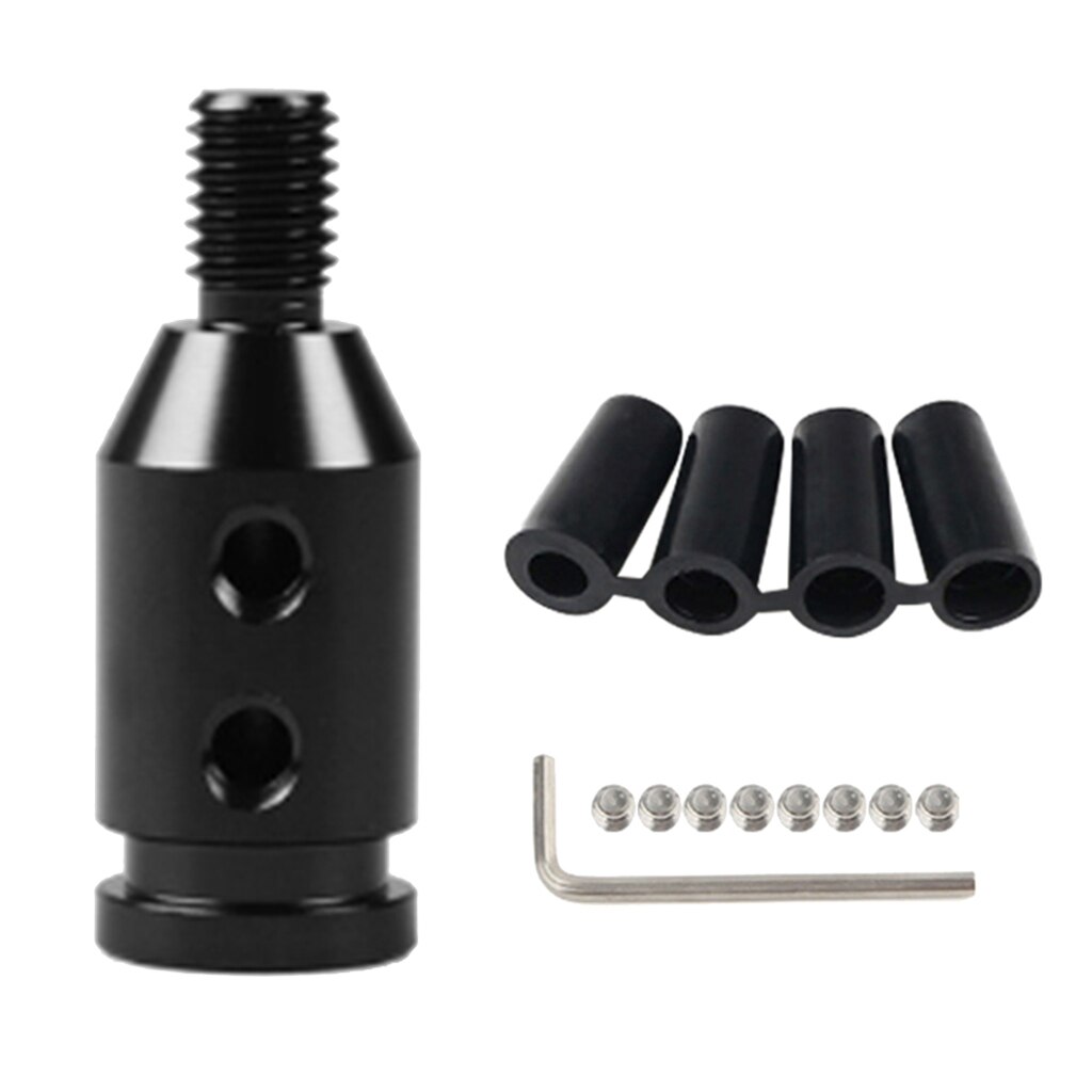 Aluminum Shift Knob Adapter for BMW Mini Non Threaded Shifter 10x1.5mm Black