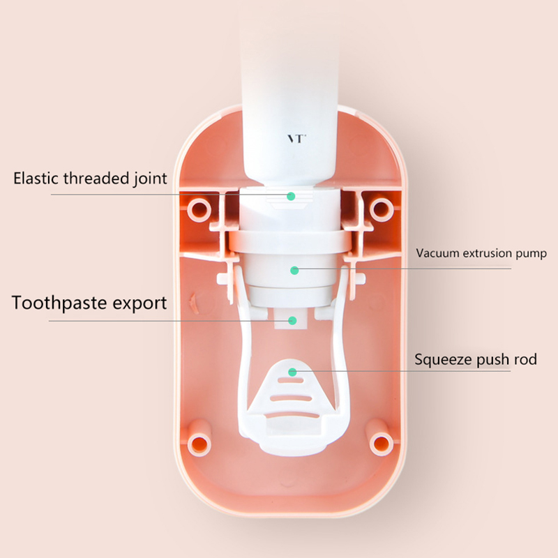 Automatic Toothpaste Dispenser Wall Mounted Toothpaste Squeezer Home Punch Free Toothpastes Dispenser Bathroom Accessories