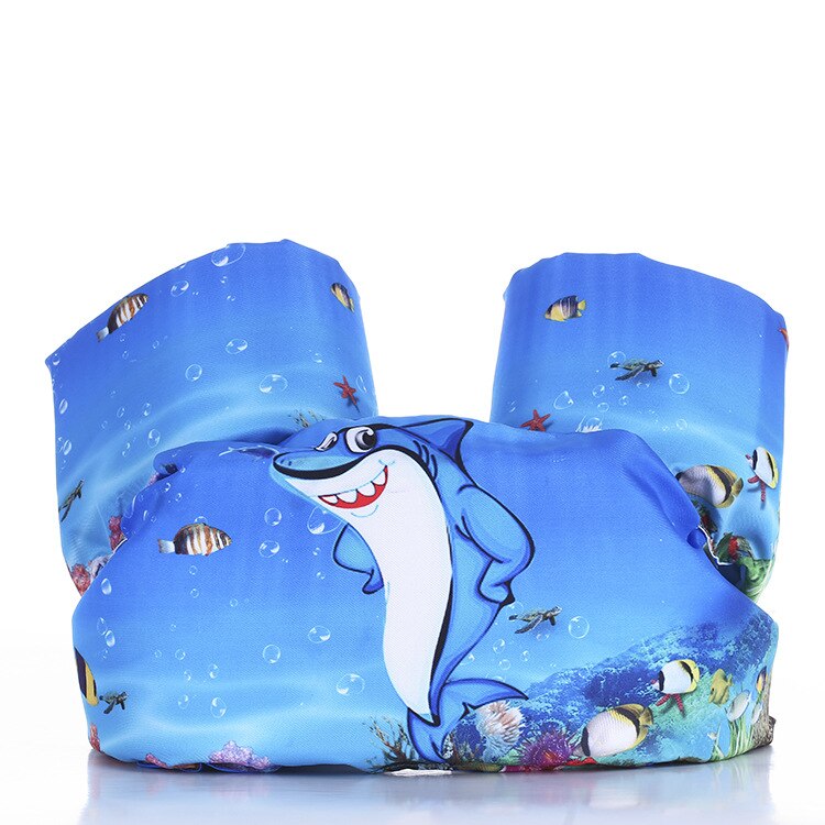 Sommer Bad Spielzeug Cartoon Einhorn Leben Jacke Sicherheit Weste Puddle Krabben Delphin Flamingo Bär Panda Hai Schwimmen Fisch für Kid baby: newShark