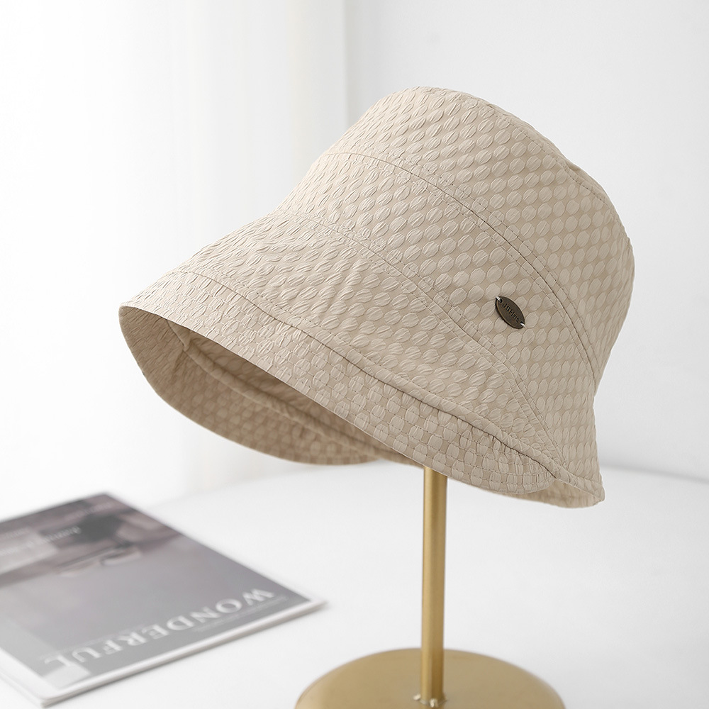 Chapéu balde feminino primavera verão chapéus para mulheres pano guarda-sol retro pescador boné feminino viagem férias protetor solar senhora 2025 novo: Verde
