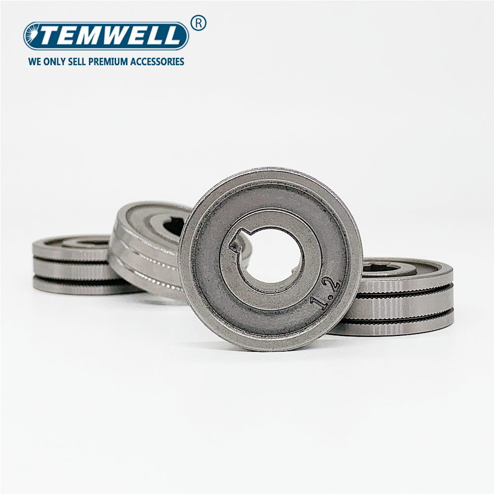 Rullo alimentatore per saldatura MIG / mag V U Scanalatura zigrinata 0,6 mm 0,8 mm 1,0 mm 1,2 mm 1,4 mm Dimensioni 30x10x10 mm RS-775S SSJ-29 Rullo alimentatore per Stee