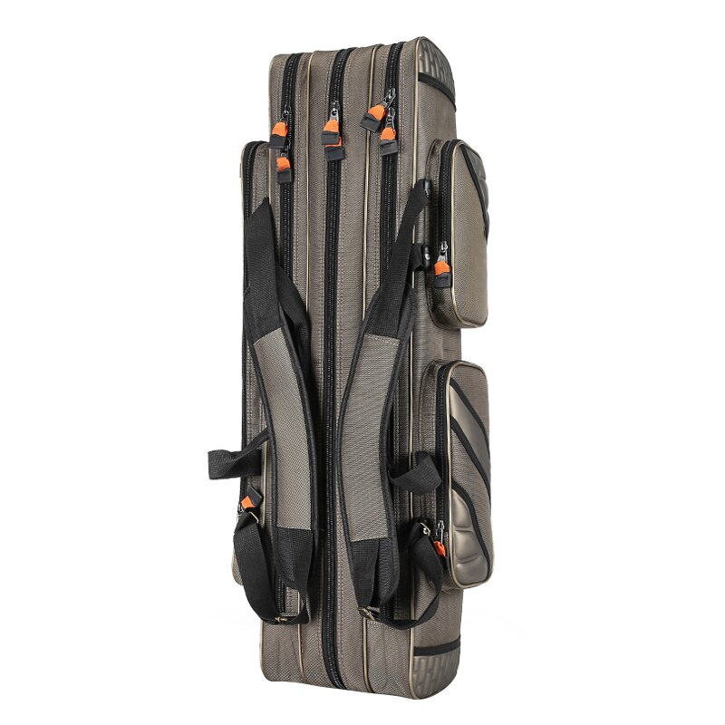 Udendørs 3 lag fisketasker vandtæt fiskegrej taske fiskestang taske stangposer opbevaringskasse karper fiskegrej: 1.2m