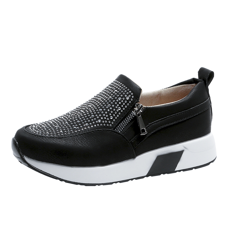 zapatos planos de mujer plataforma Slip-on zapatos de mujer Zapatillas casuales cómodos zapatos de mujer de gran tamaño nueva