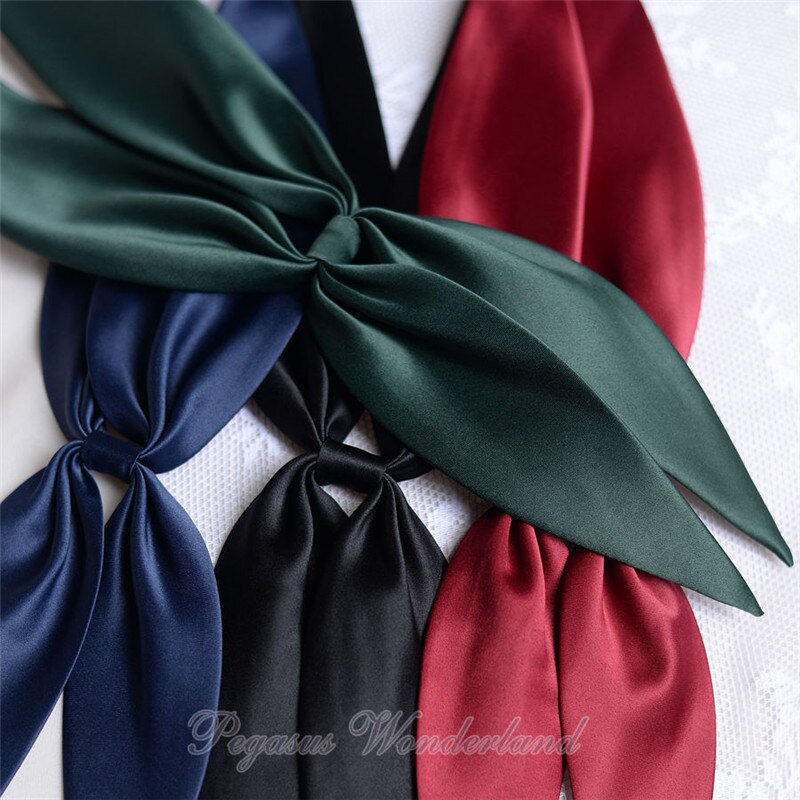Pure color goldfish knot bow tie sailor suit collar flower JK Japanese uniform Kanto brocade college style