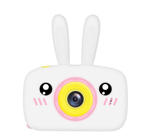 Kids Digital Camera HD - 2" Screen - 10-20MP - 1080P Video - Rechargeable Battery - SD Card Support: White Rabbit / Camera with 16GB