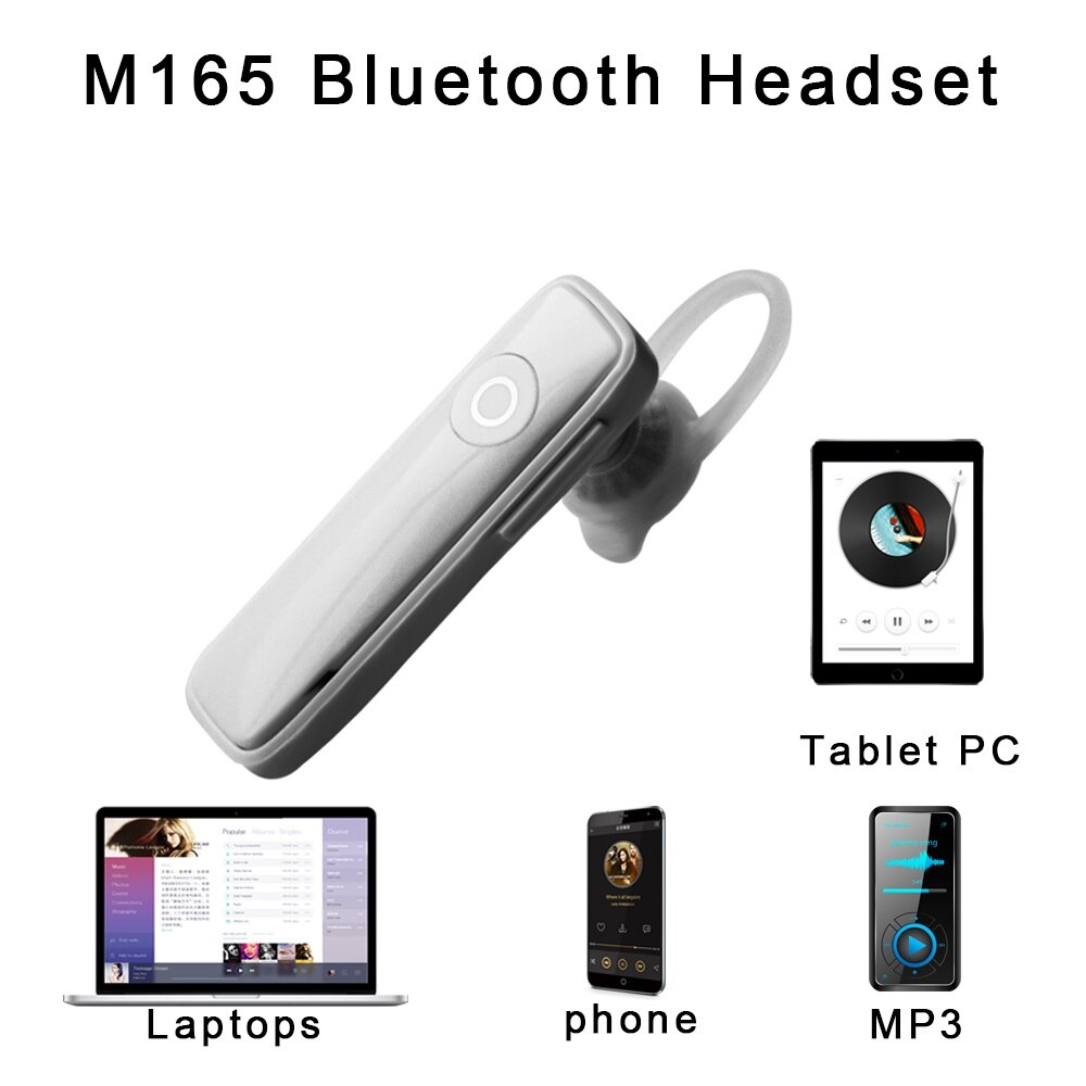 M165 stereo della Cuffia Cuffia Auricolare mini Bluetooth V4.1 Handfree Senza Fili con Microfono per Xiaomi androide Tutte Le accorto Telefono