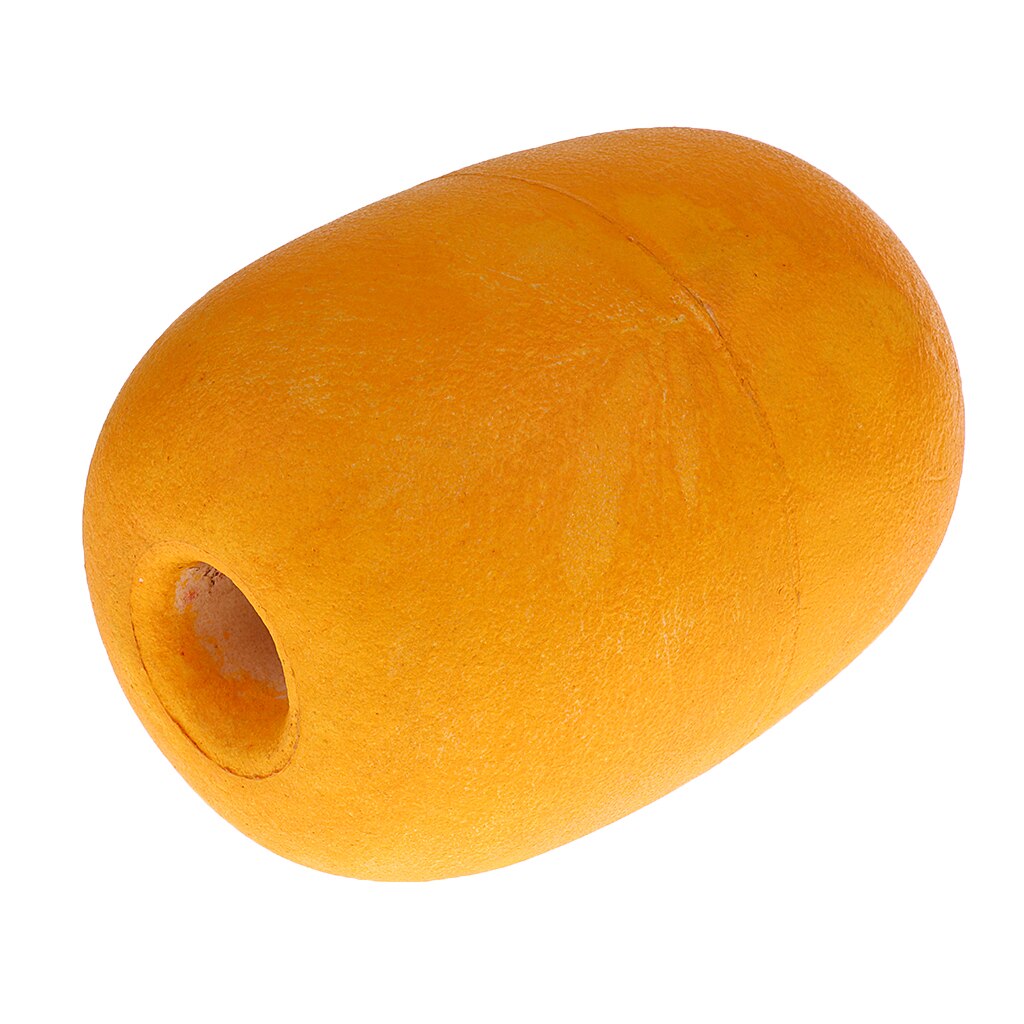 Round Ball Float for Water Ski Wakeboard Fishing Anchor RopeLineFloats Swimming: Yellow 14x20cm
