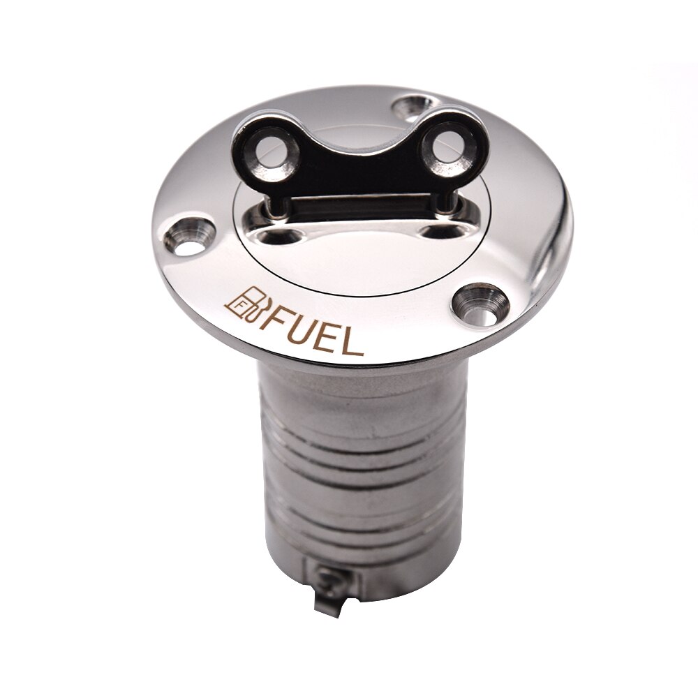 Boat Deck Filler 316 Stainless Steel Deck Diesel Fill Port Key Cap 38mm Marine Hardware Deck Filler Caps