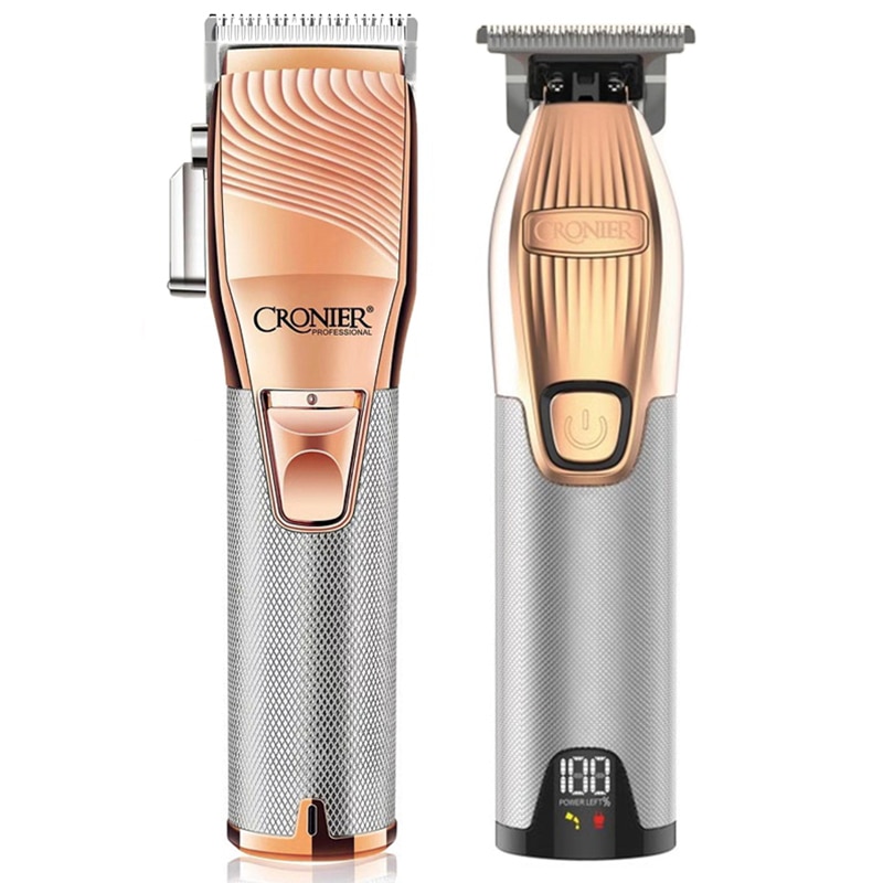 100-240v rechargeable powerful hair clipper precision hair trimmer electric hair cutting kit machine