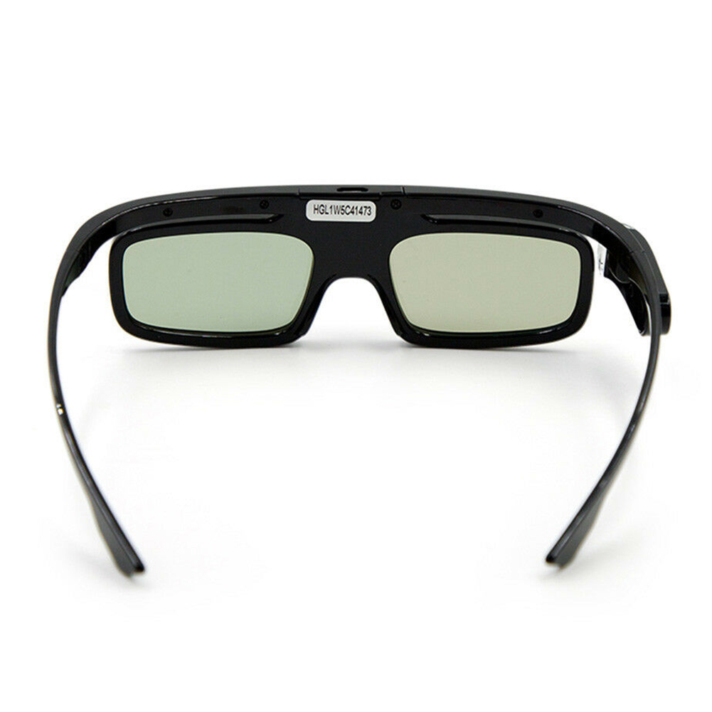 Lentes con obturador activo plegable, recargable por USB, universales, 3D, lentes LCD, con batería práctica para proyector DLP Link