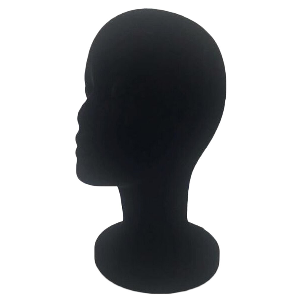 Polistirolo capelli manichino testa cappello berretto collana espositore manichino modello nero
