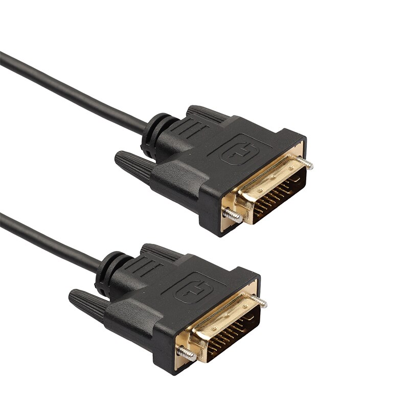 Hoge Snelheid DVI Kabel 1 M 1.8 M 3 M 5 M Vergulde Plug Male NAAR Male DVI NAAR DVI 24 + 1 Kabel voor LCD DVD HDTV HD Camcorder PS3